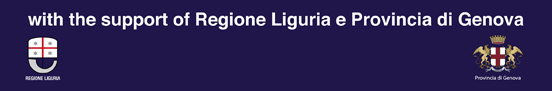 Witth the support of Regione Liguria and Provincia di Genova